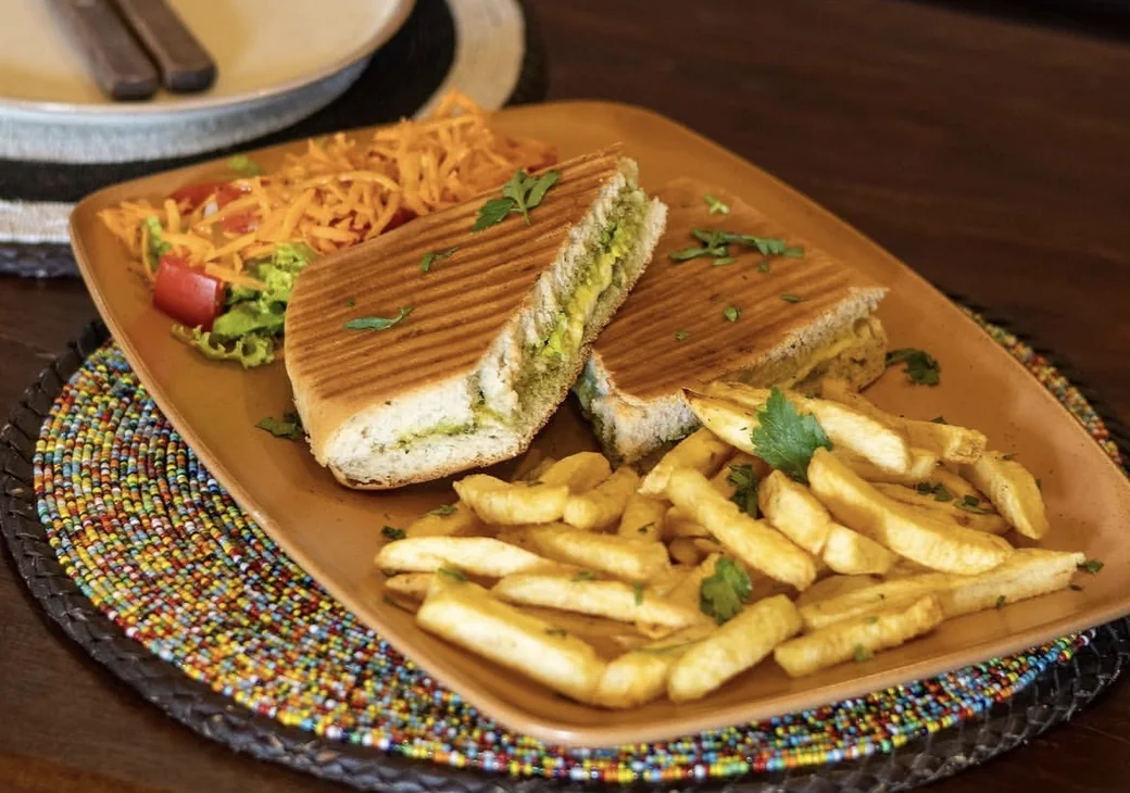 Pesto Grilled Cheese Sandwich
